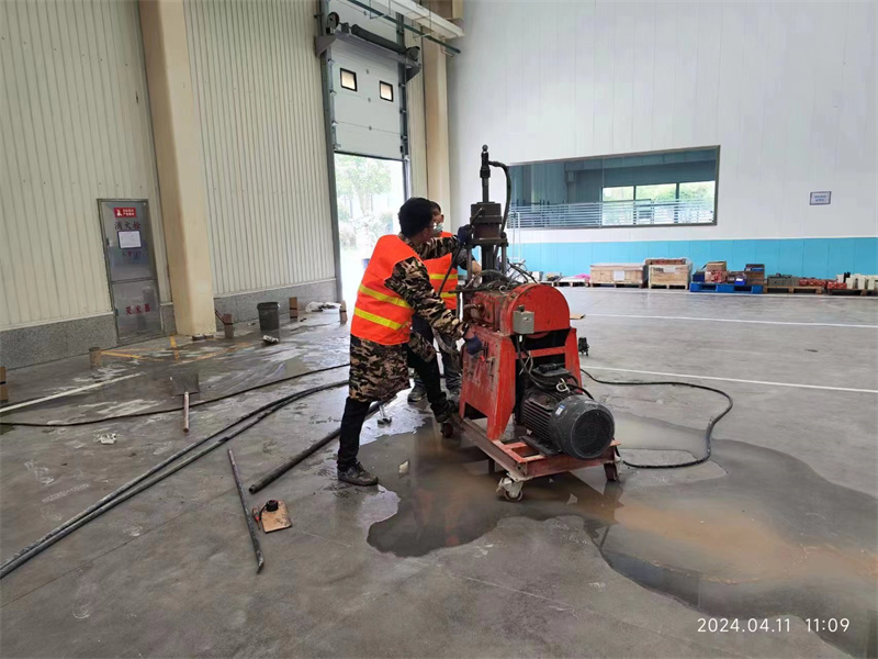 临猗厂房地面下沉塌陷注浆加固施工